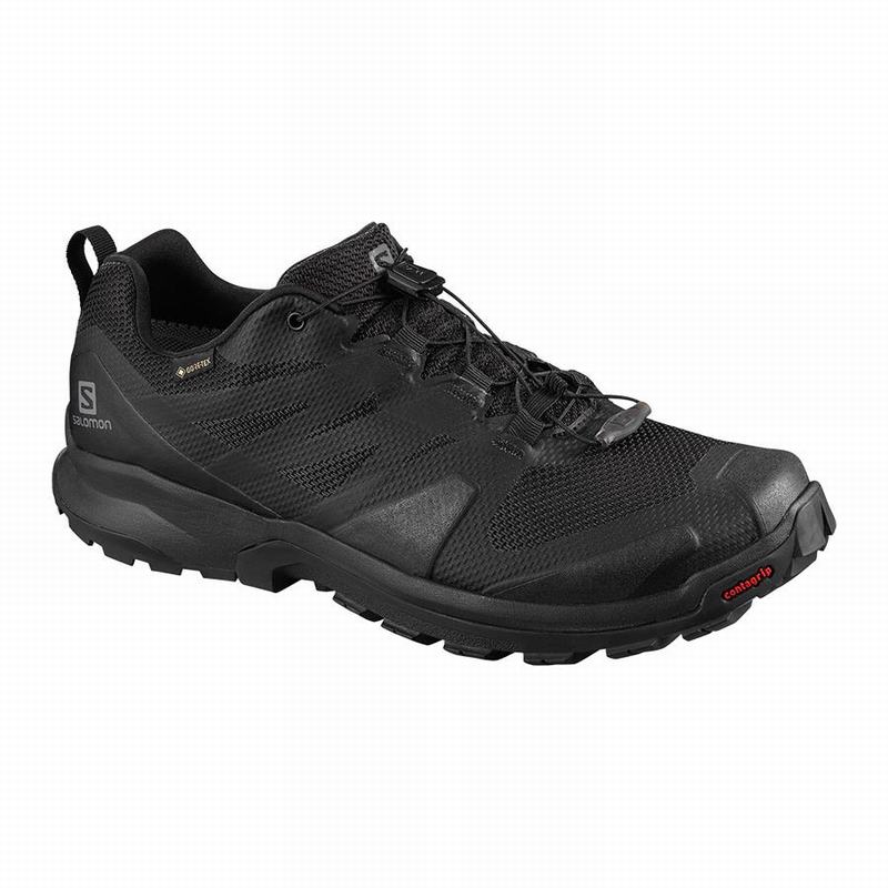 Salomon Israel XA ROGG GTX - Mens Hiking Shoes - Black (NJPS-70645)